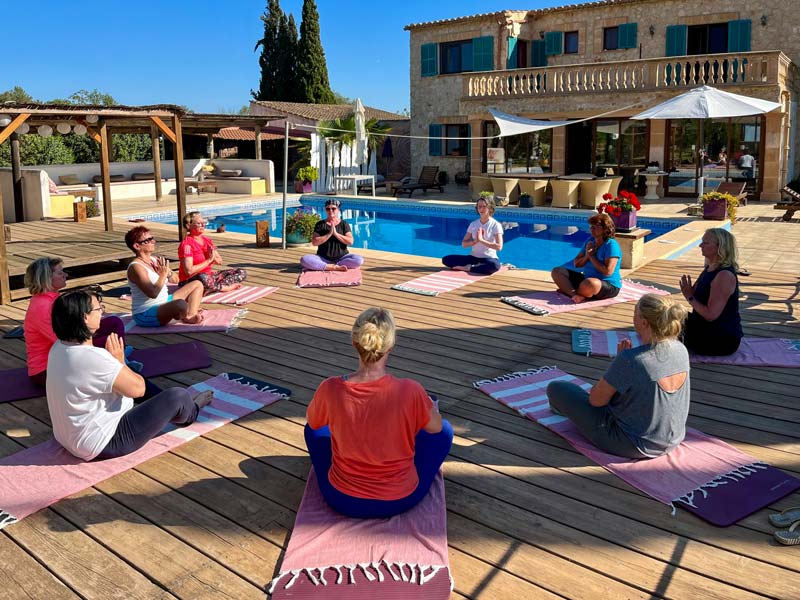 Yoga-Retreat für Frauen in der Finca Limoncello, Mallorca